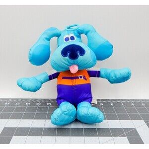 Fisher Price Blues Clues Party Bathtub Time Blue Nylon Plush Mattel 2005